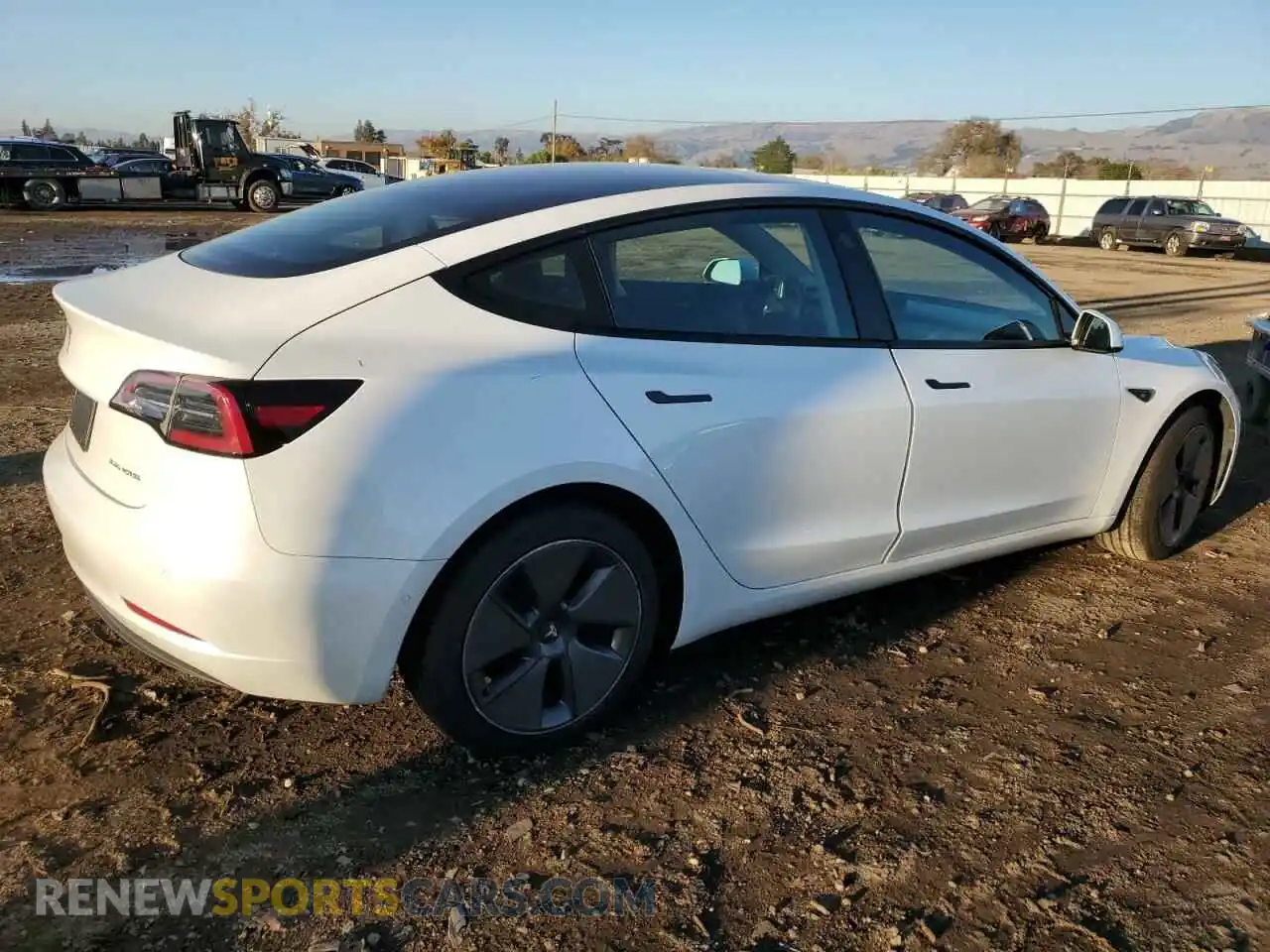 3 Photograph of a damaged car 5YJ3E1EBXMF010041 TESLA MODEL 3 2021