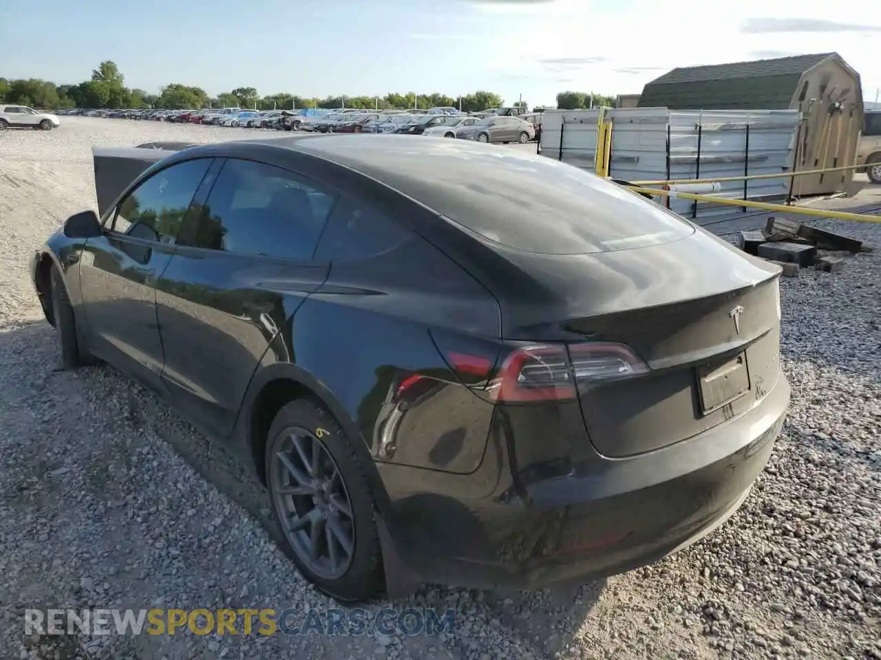 3 Photograph of a damaged car 5YJ3E1EBXMF012825 TESLA MODEL 3 2021