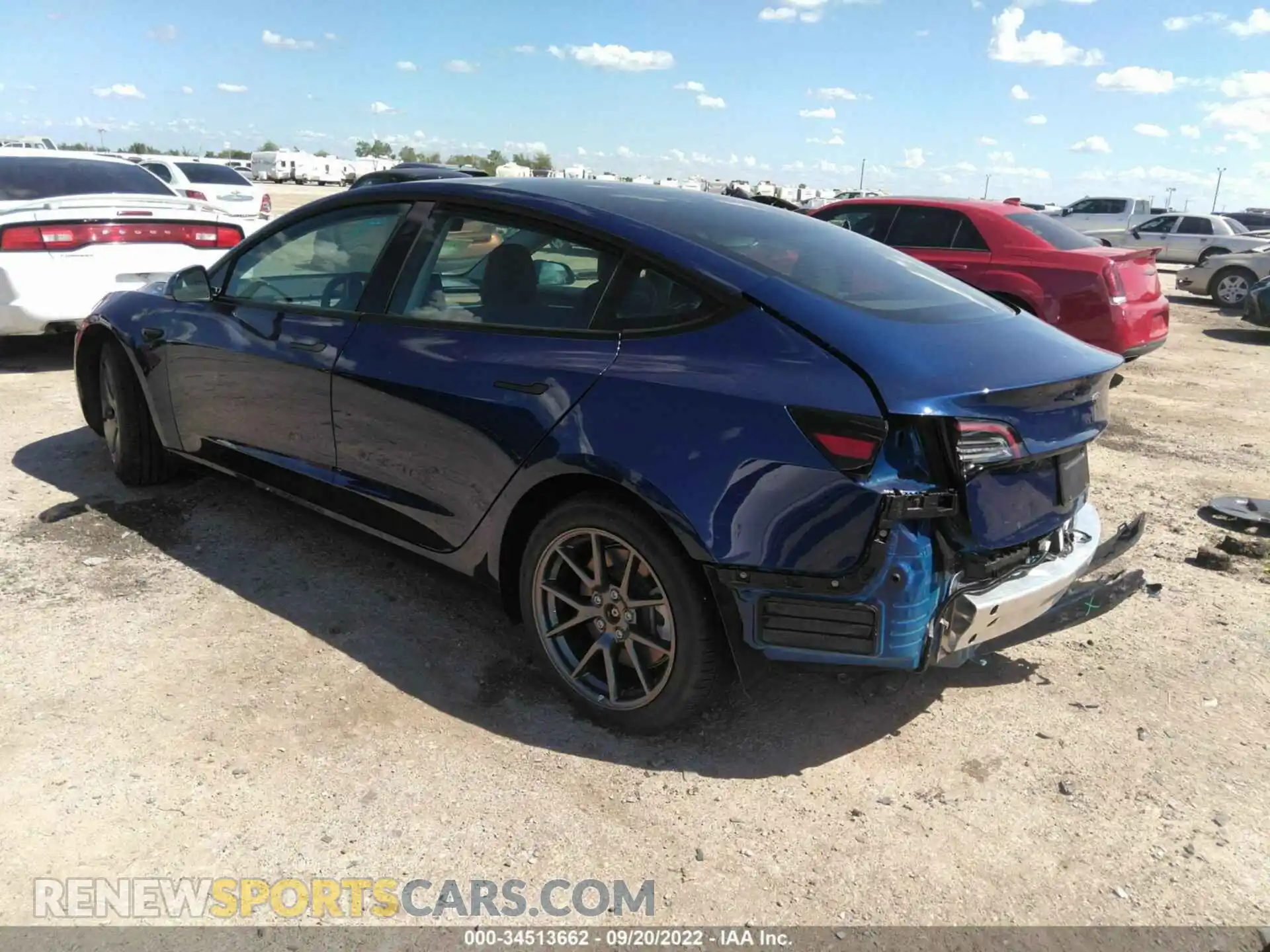 3 Photograph of a damaged car 5YJ3E1EBXMF012940 TESLA MODEL 3 2021