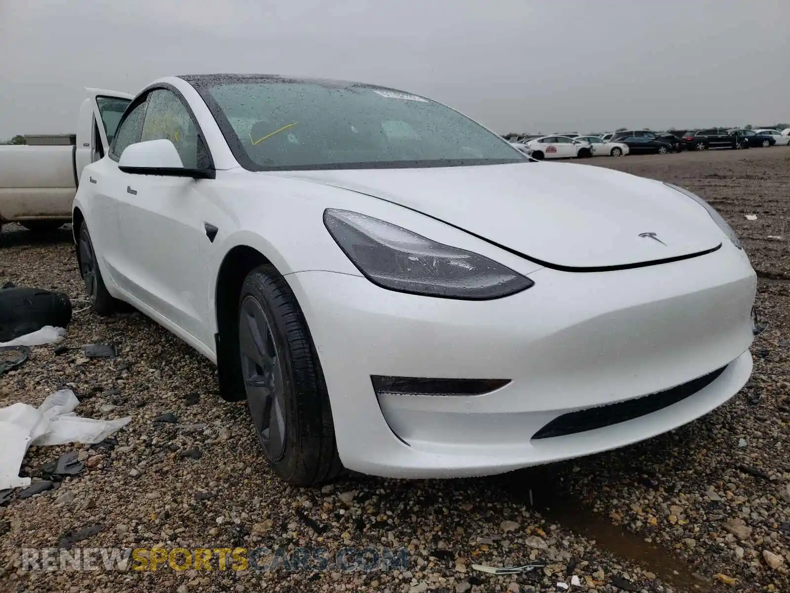 1 Фотография поврежденного автомобиля 5YJ3E1EBXMF012971 TESLA MODEL 3 2021