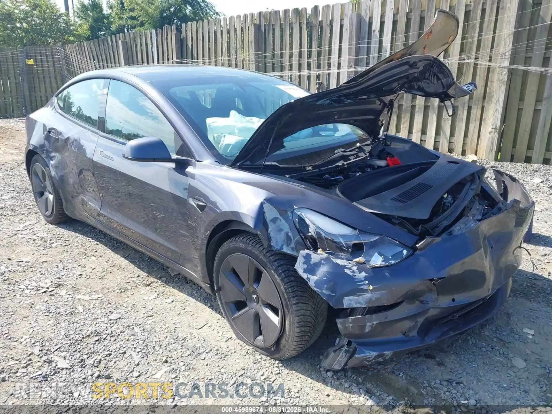 1 fotografías del automóvil dañado 5YJ3E1EBXMF048451 TESLA MODEL 3 2021