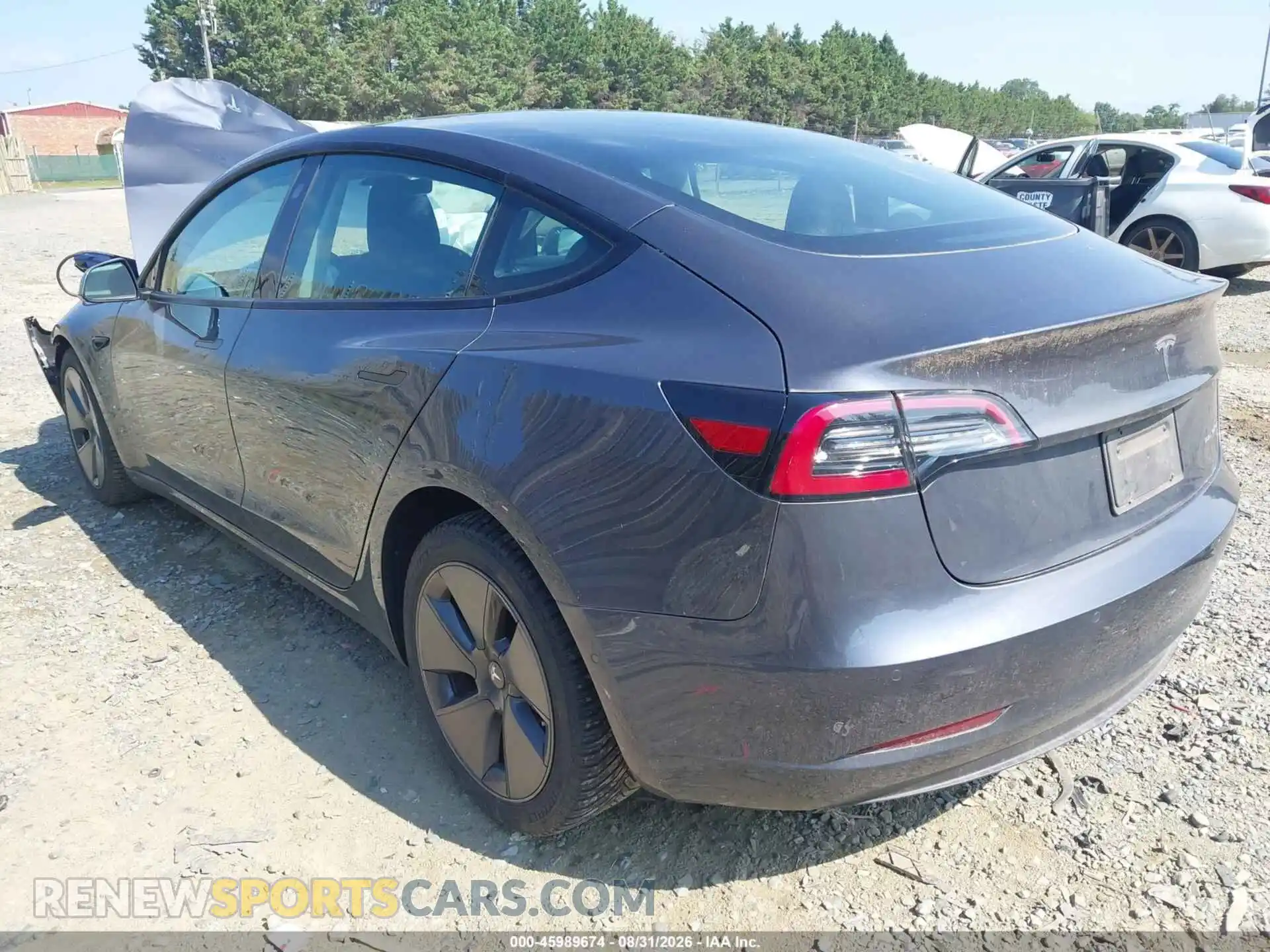 3 fotografías del automóvil dañado 5YJ3E1EBXMF048451 TESLA MODEL 3 2021