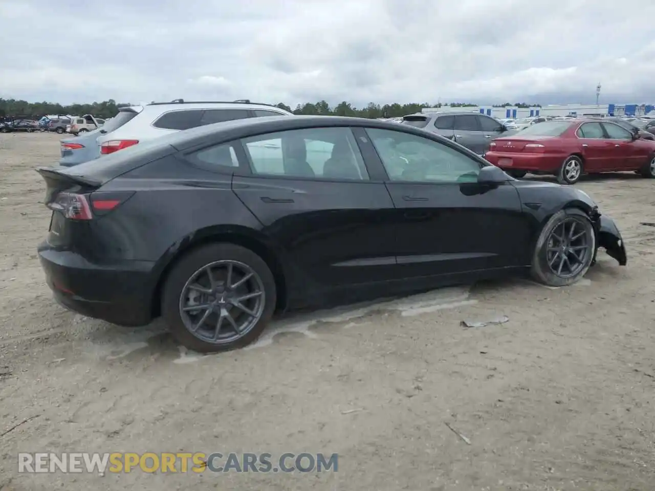 3 Photograph of a damaged car 5YJ3E1EBXMF049521 TESLA MODEL 3 2021