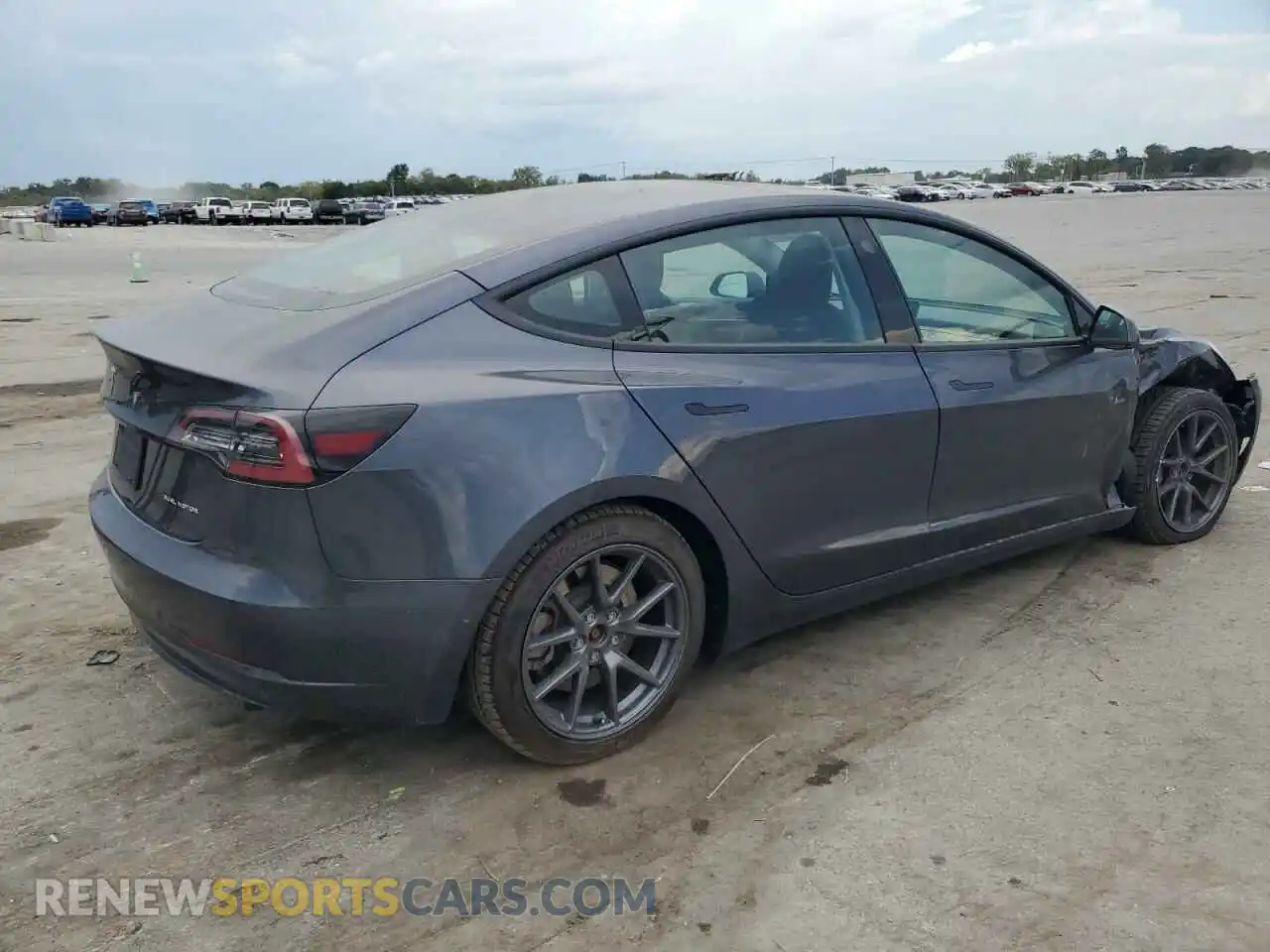 3 Photograph of a damaged car 5YJ3E1EBXMF049793 TESLA MODEL 3 2021