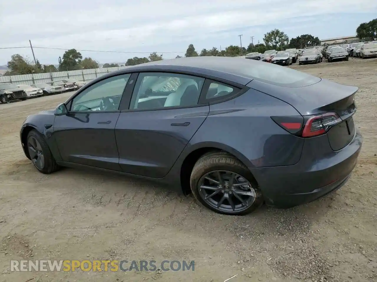 2 Photograph of a damaged car 5YJ3E1EBXMF068120 TESLA MODEL 3 2021