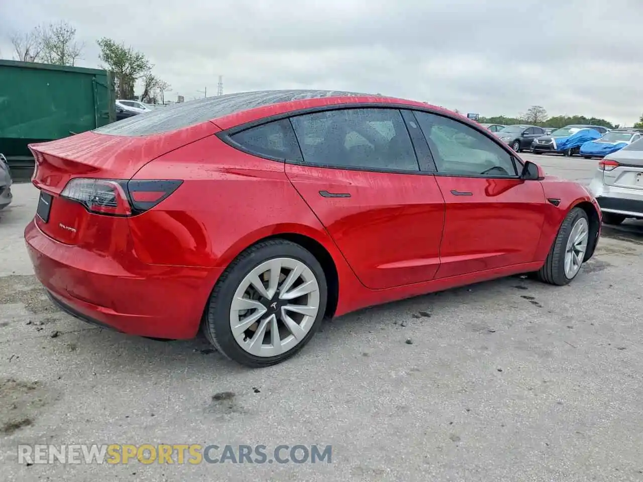 3 Photograph of a damaged car 5YJ3E1EBXMF079778 TESLA MODEL 3 2021