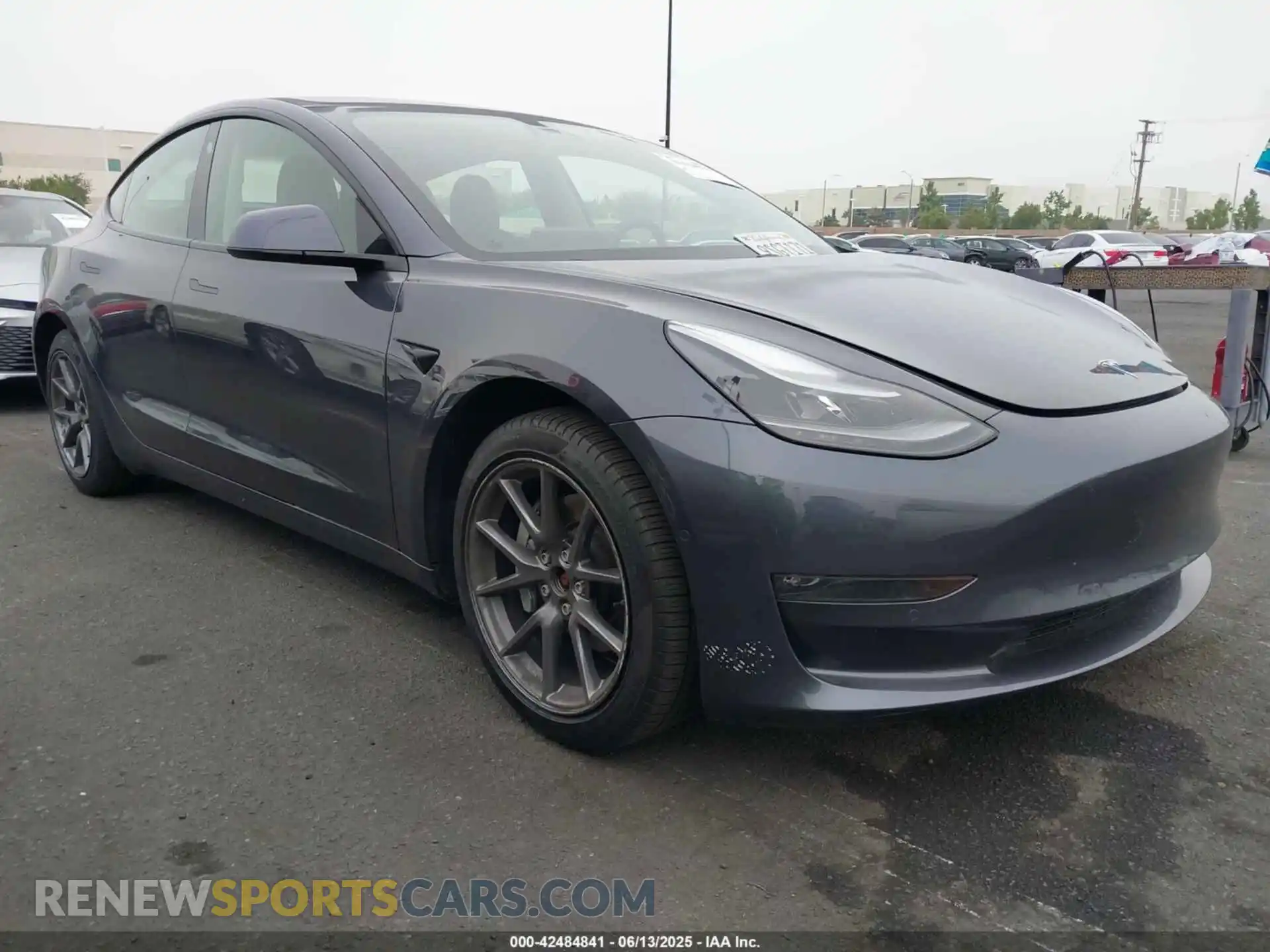 1 Фотография поврежденного автомобиля 5YJ3E1EBXMF079795 TESLA MODEL 3 2021