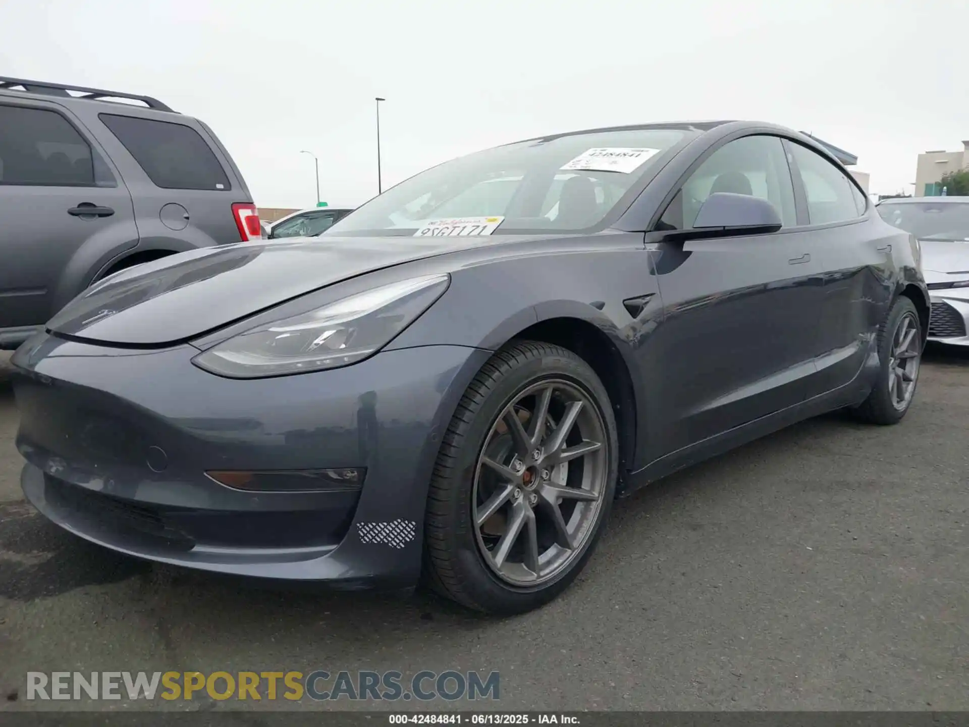 2 Фотография поврежденного автомобиля 5YJ3E1EBXMF079795 TESLA MODEL 3 2021