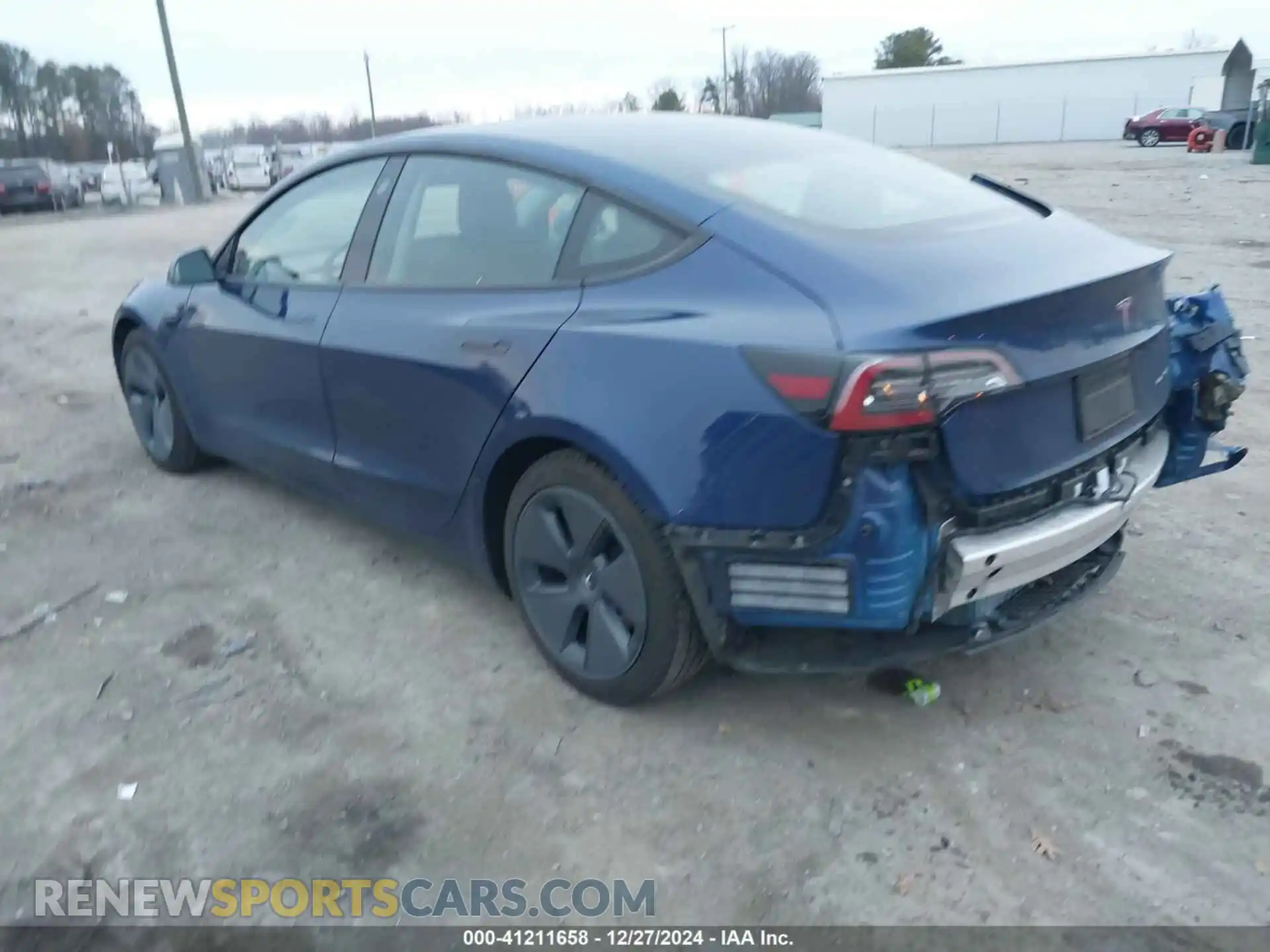 3 Photograph of a damaged car 5YJ3E1EBXMF853236 TESLA MODEL 3 2021