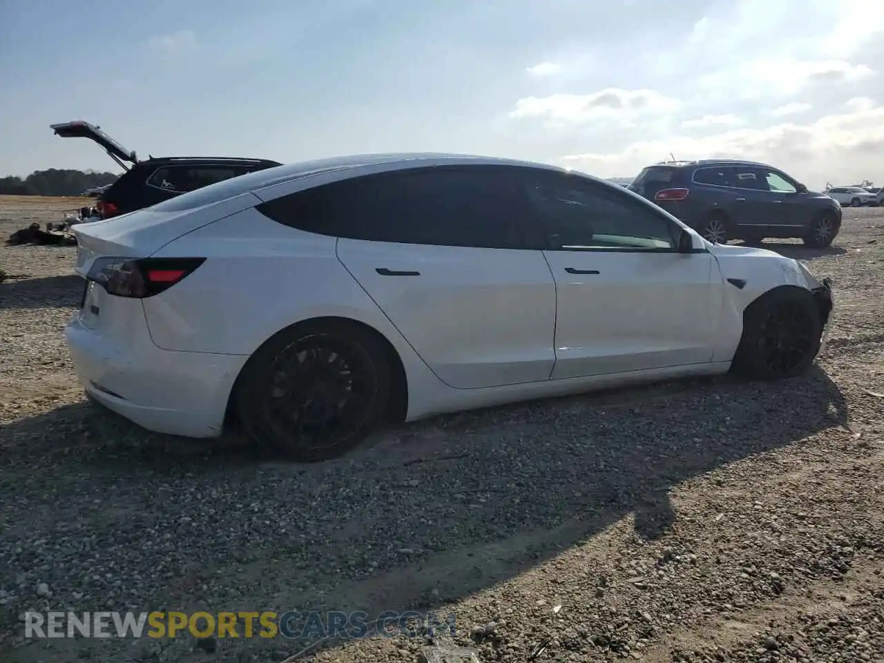 3 Photograph of a damaged car 5YJ3E1EBXMF869730 TESLA MODEL 3 2021
