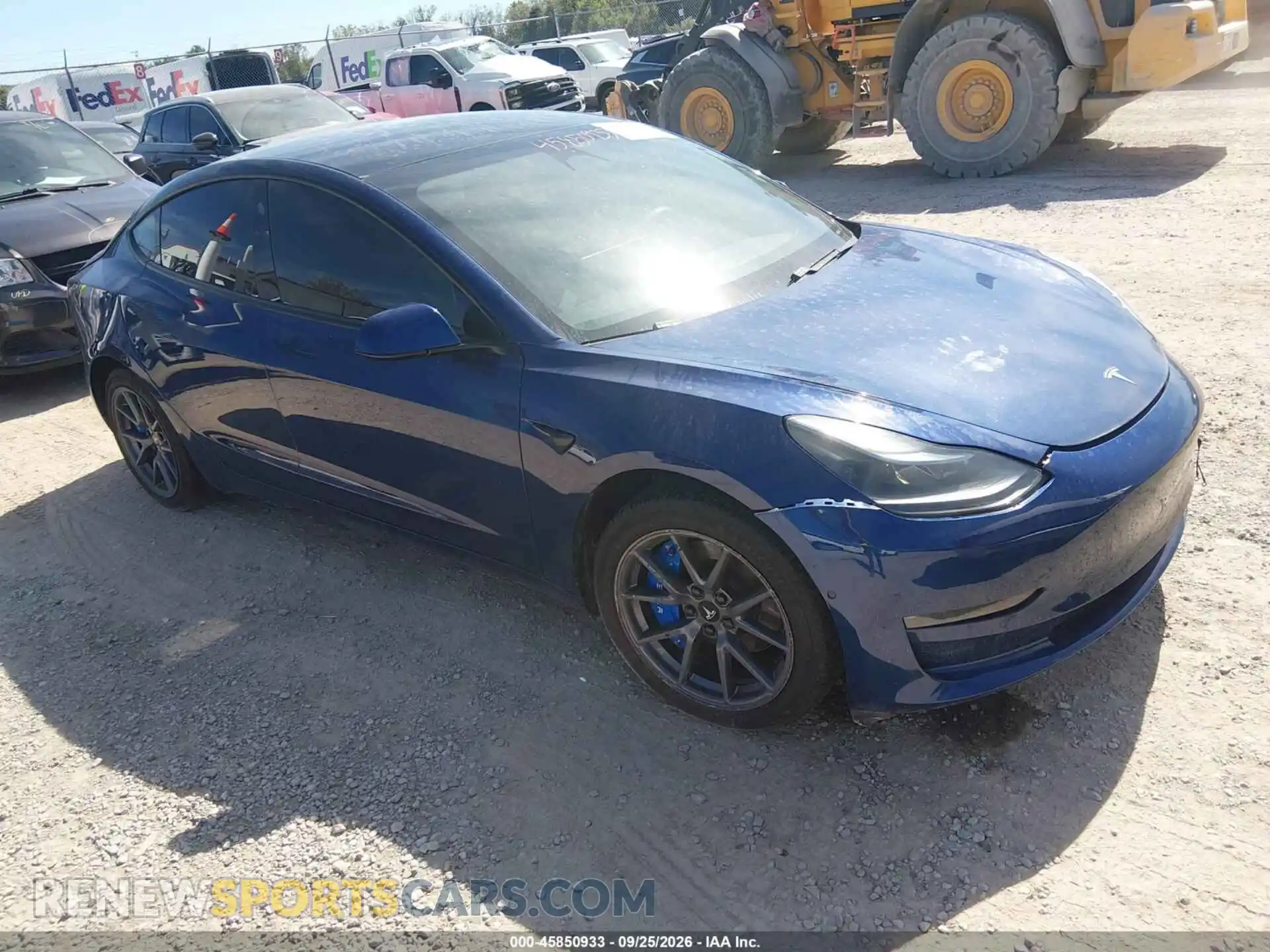 1 Фотография поврежденного автомобиля 5YJ3E1EBXMF902287 TESLA MODEL 3 2021