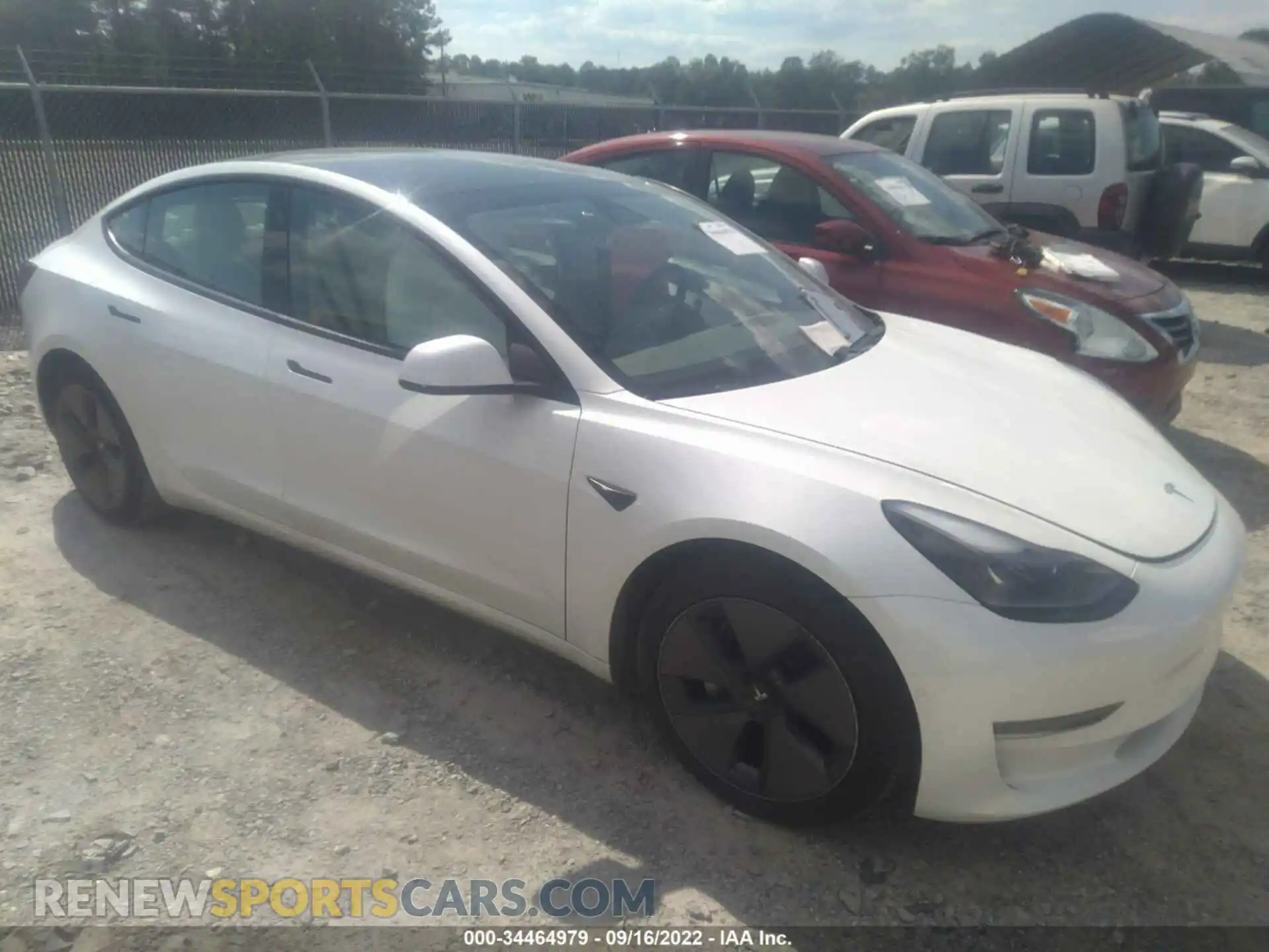 1 Фотография поврежденного автомобиля 5YJ3E1EBXMF903388 TESLA MODEL 3 2021