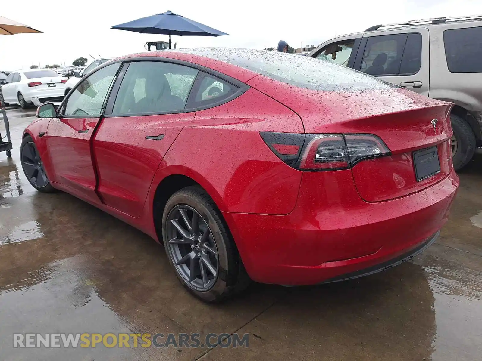 3 Photograph of a damaged car 5YJ3E1EBXMF916027 TESLA MODEL 3 2021