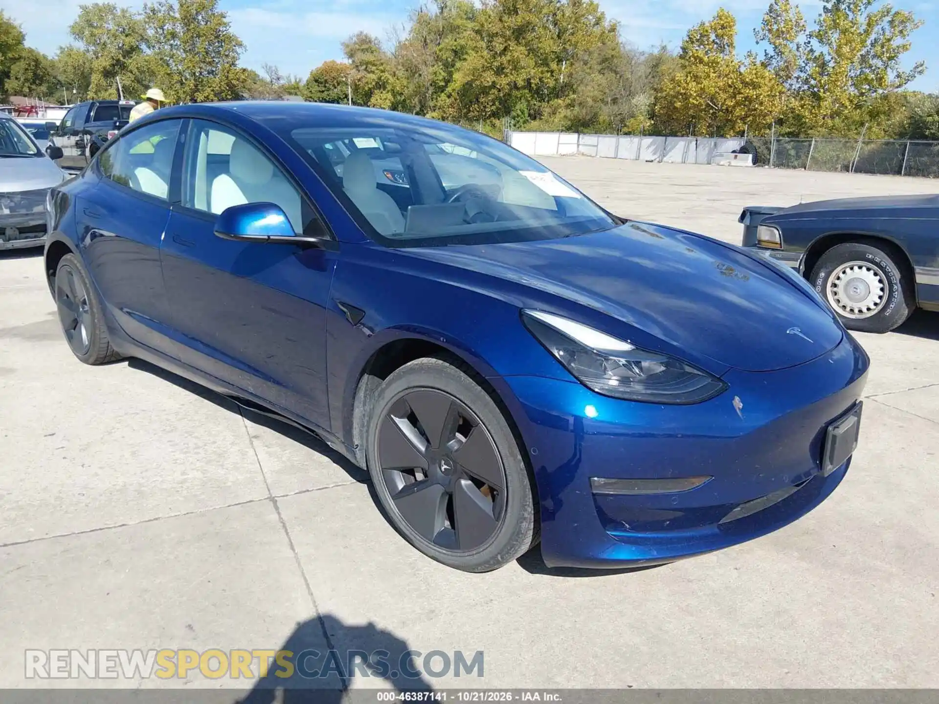 1 fotografías del automóvil dañado 5YJ3E1EBXMF919266 TESLA MODEL 3 2021