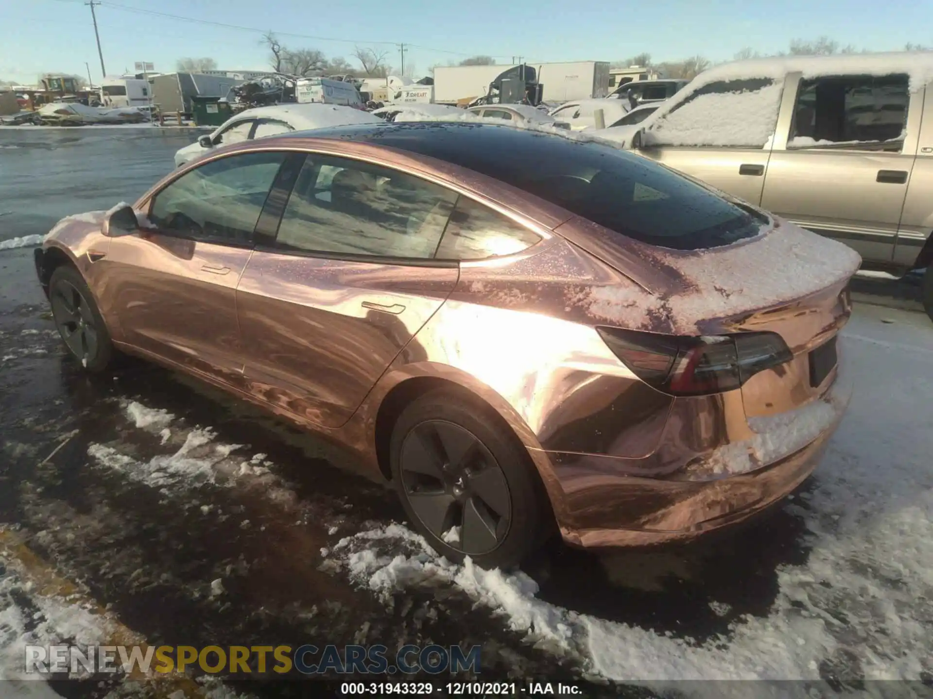 3 Photograph of a damaged car 5YJ3E1EBXMF938206 TESLA MODEL 3 2021