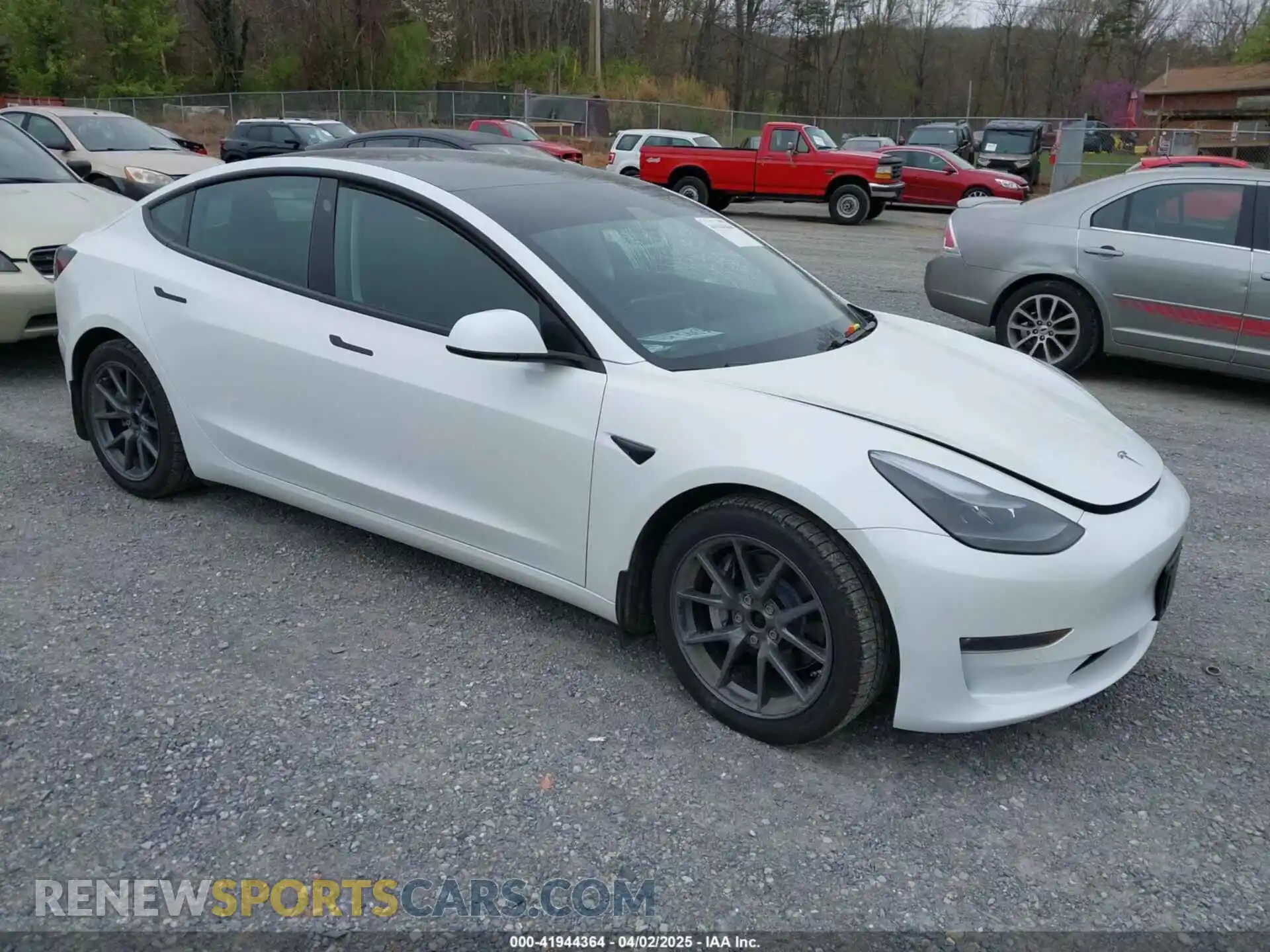 1 Photograph of a damaged car 5YJ3E1EBXMF980102 TESLA MODEL 3 2021