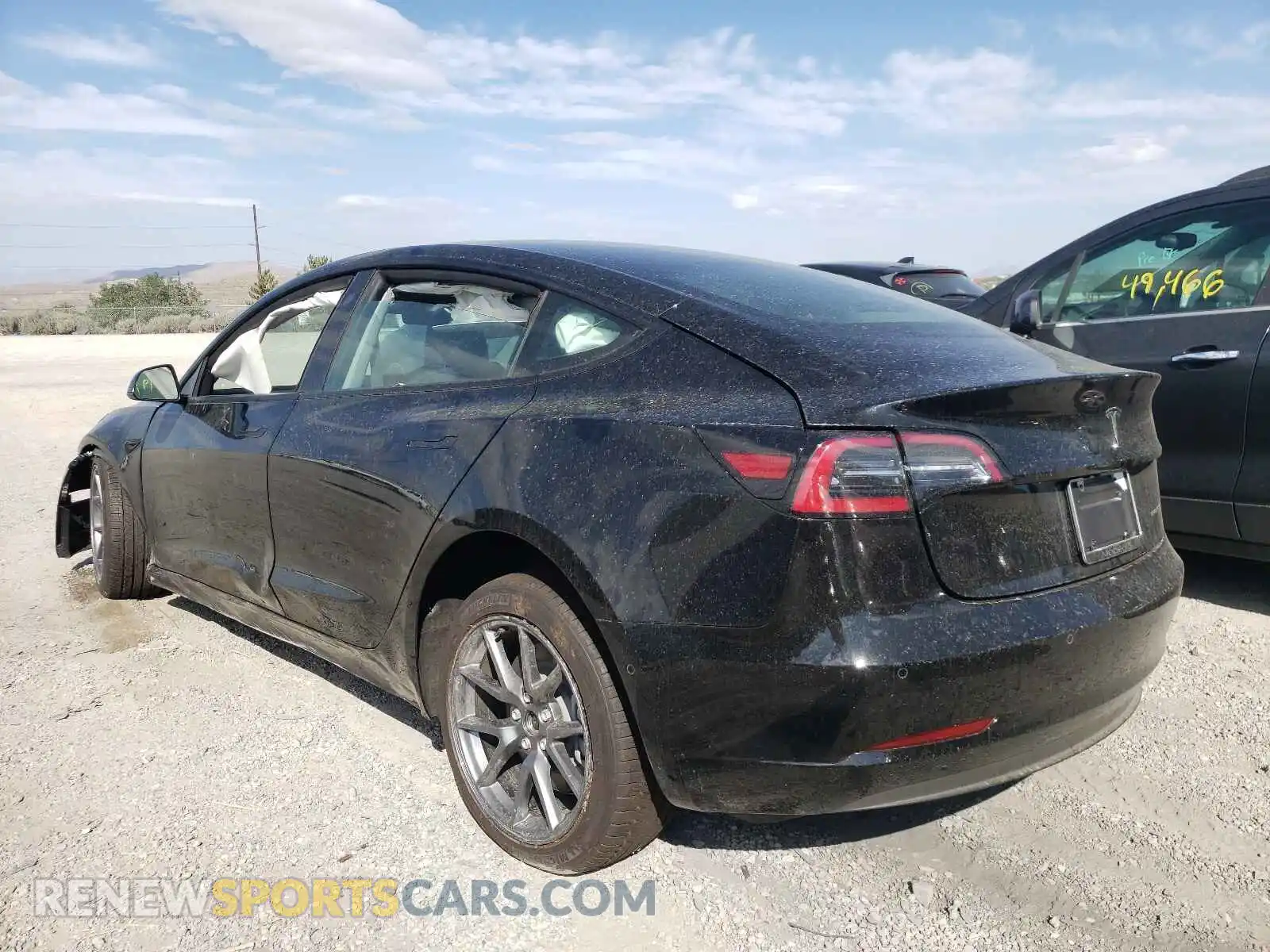 3 Photograph of a damaged car 5YJ3E1EBXMF998759 TESLA MODEL 3 2021