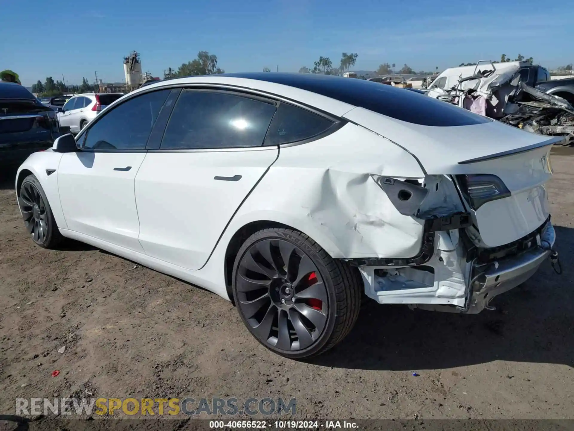 3 Photograph of a damaged car 5YJ3E1EC0MF001616 TESLA MODEL 3 2021