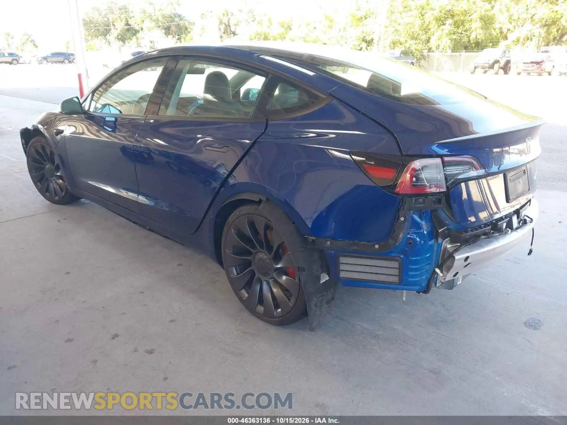 3 Photograph of a damaged car 5YJ3E1EC0MF024300 TESLA MODEL 3 2021