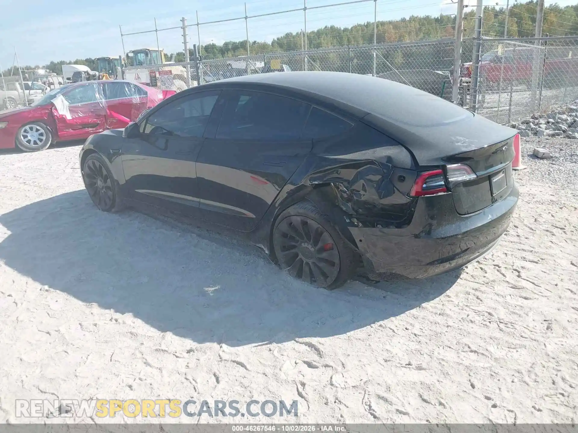 3 Photograph of a damaged car 5YJ3E1EC1MF990879 TESLA MODEL 3 2021