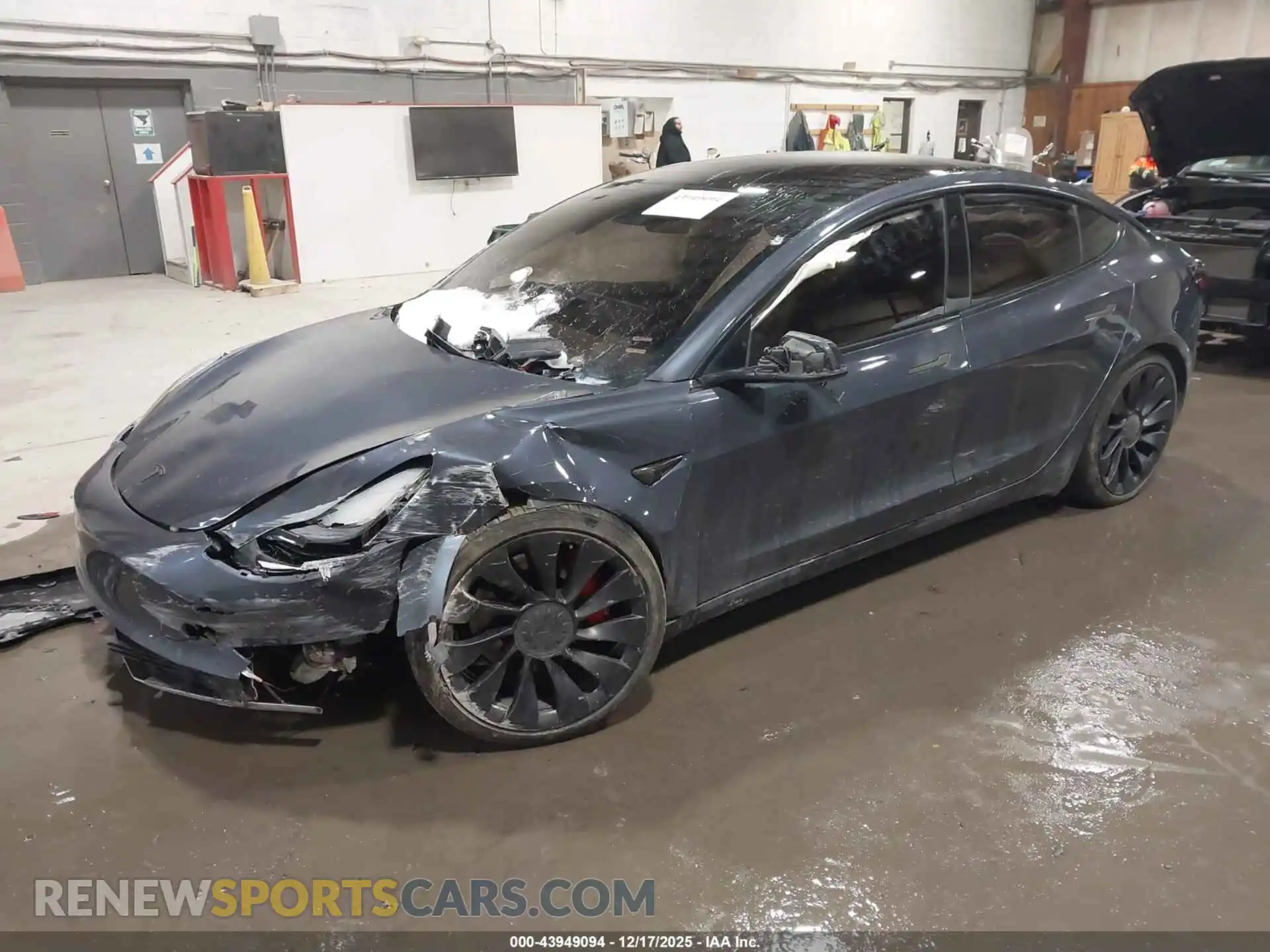 2 Photograph of a damaged car 5YJ3E1EC2MF087706 TESLA MODEL 3 2021