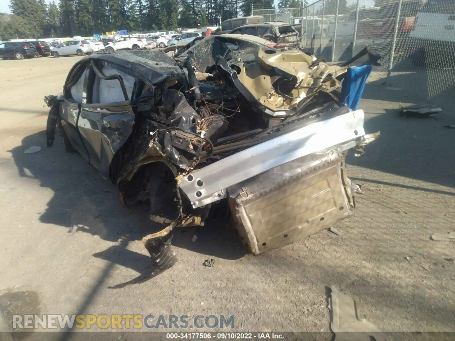 3 Photograph of a damaged car 5YJ3E1EC2MF868385 TESLA MODEL 3 2021