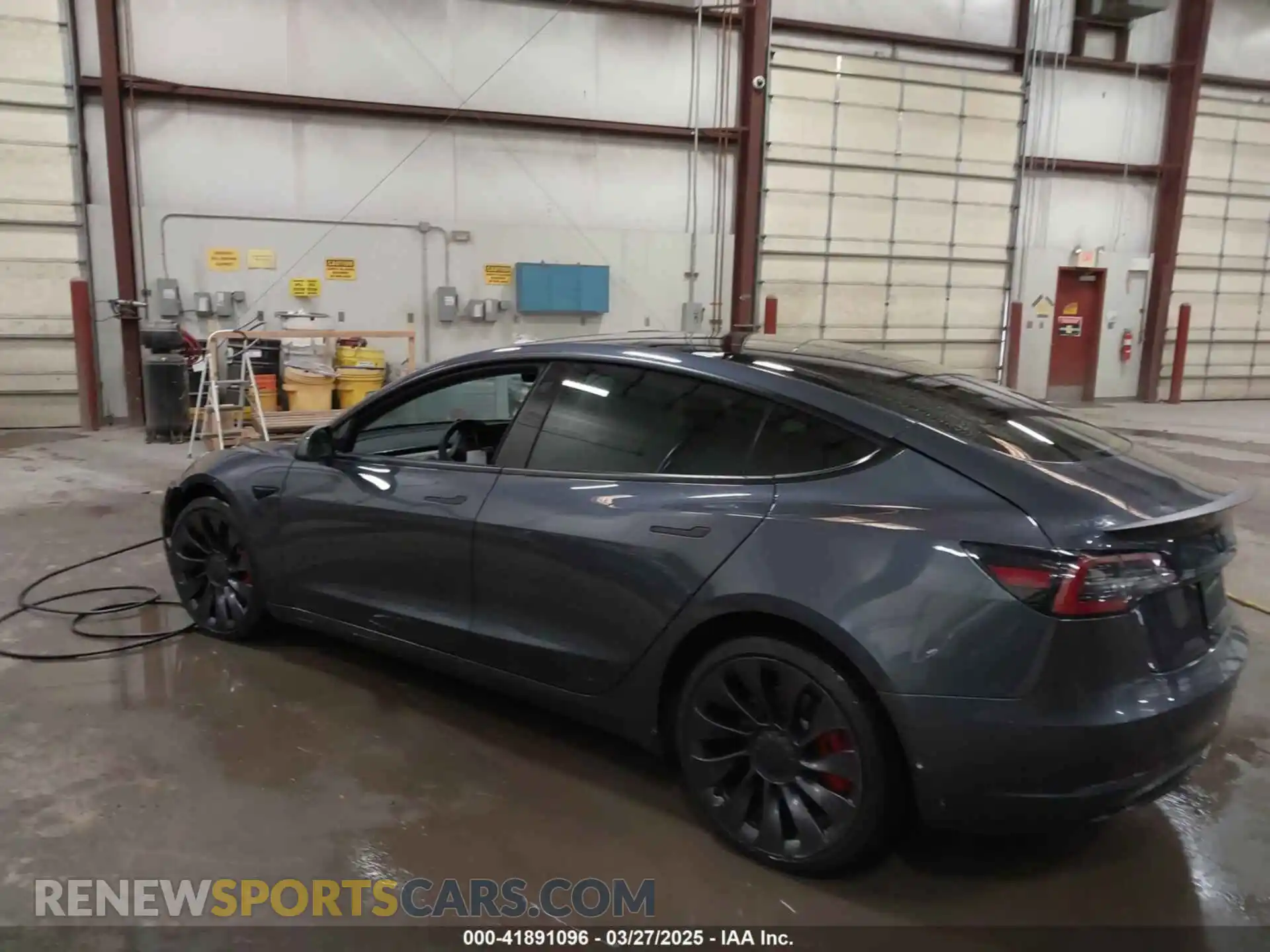 3 Photograph of a damaged car 5YJ3E1EC3MF044802 TESLA MODEL 3 2021