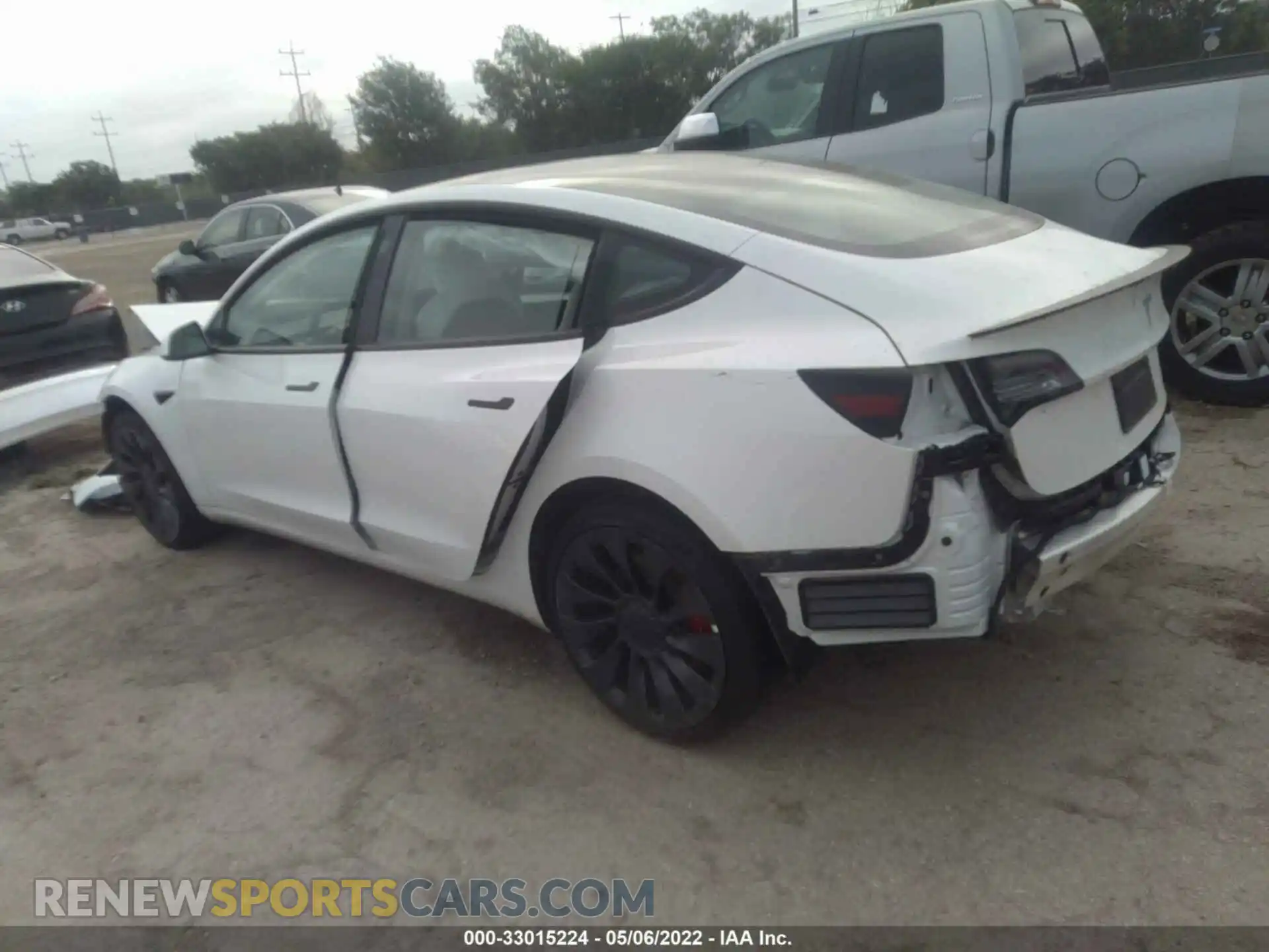 1 Photograph of a damaged car 5YJ3E1EC3MF062684 TESLA MODEL 3 2021