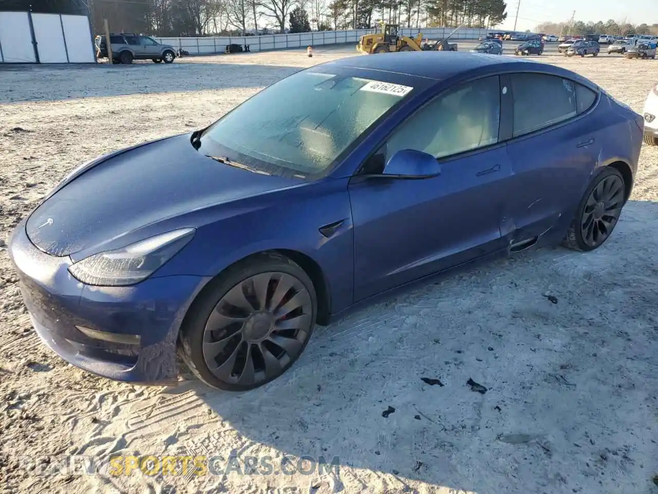 1 Photograph of a damaged car 5YJ3E1EC3MF090498 TESLA MODEL 3 2021