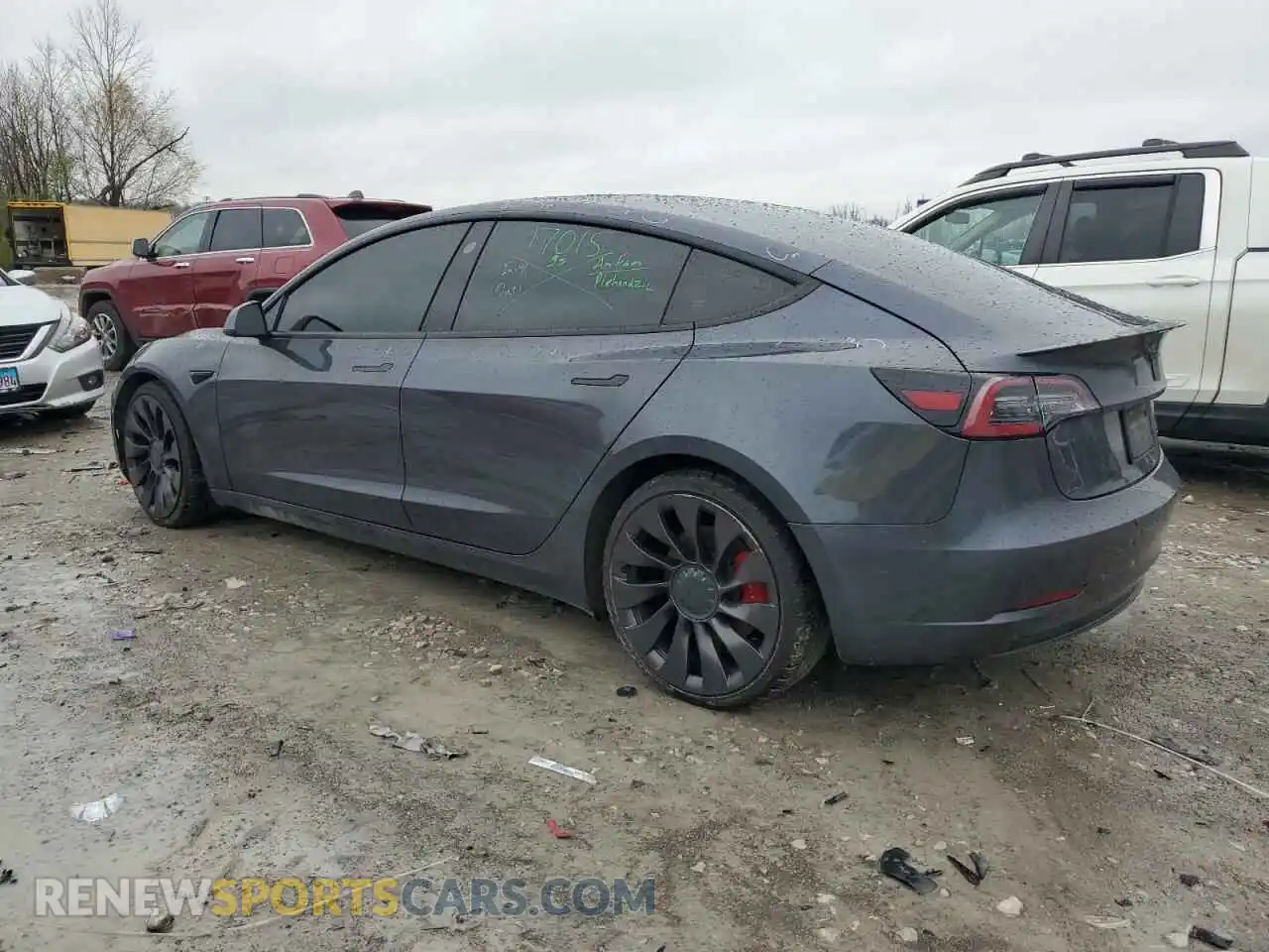 2 Фотография поврежденного автомобиля 5YJ3E1EC5MF973308 TESLA MODEL 3 2021