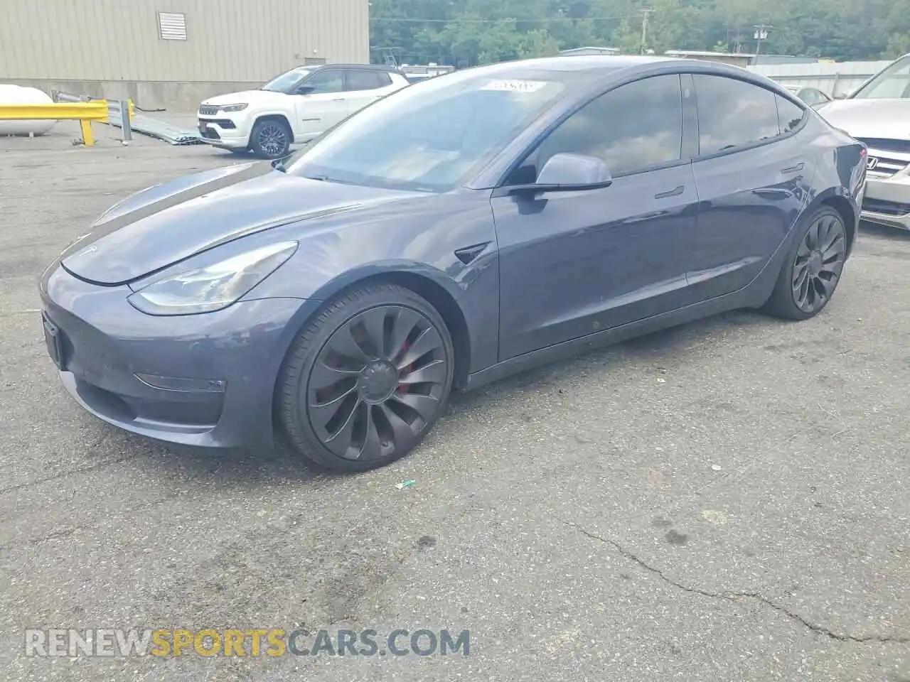 1 fotografías del automóvil dañado 5YJ3E1EC5MF985071 TESLA MODEL 3 2021