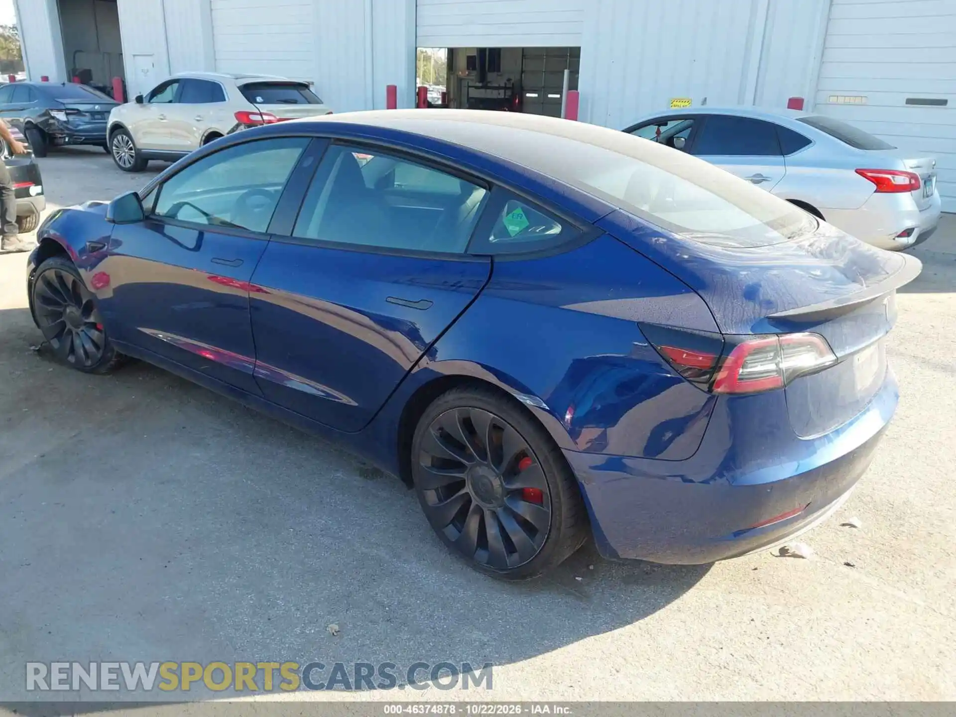 3 fotografías del automóvil dañado 5YJ3E1EC5MF991260 TESLA MODEL 3 2021