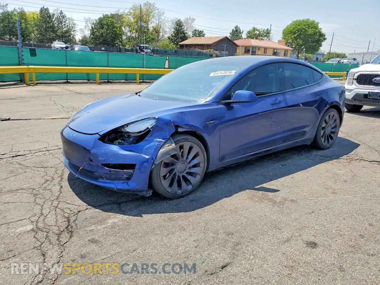 1 Фотография поврежденного автомобиля 5YJ3E1EC5MF997186 TESLA MODEL 3 2021