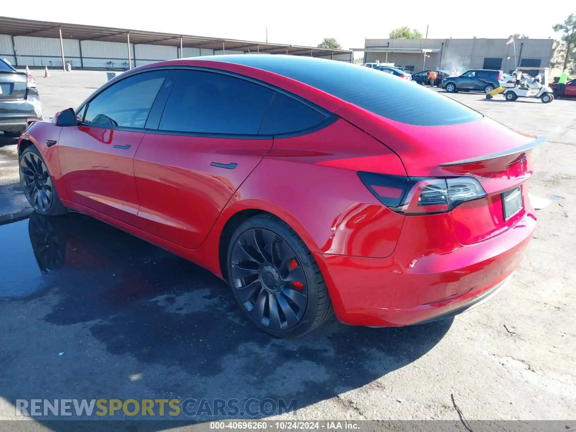3 Photograph of a damaged car 5YJ3E1EC7MF001631 TESLA MODEL 3 2021