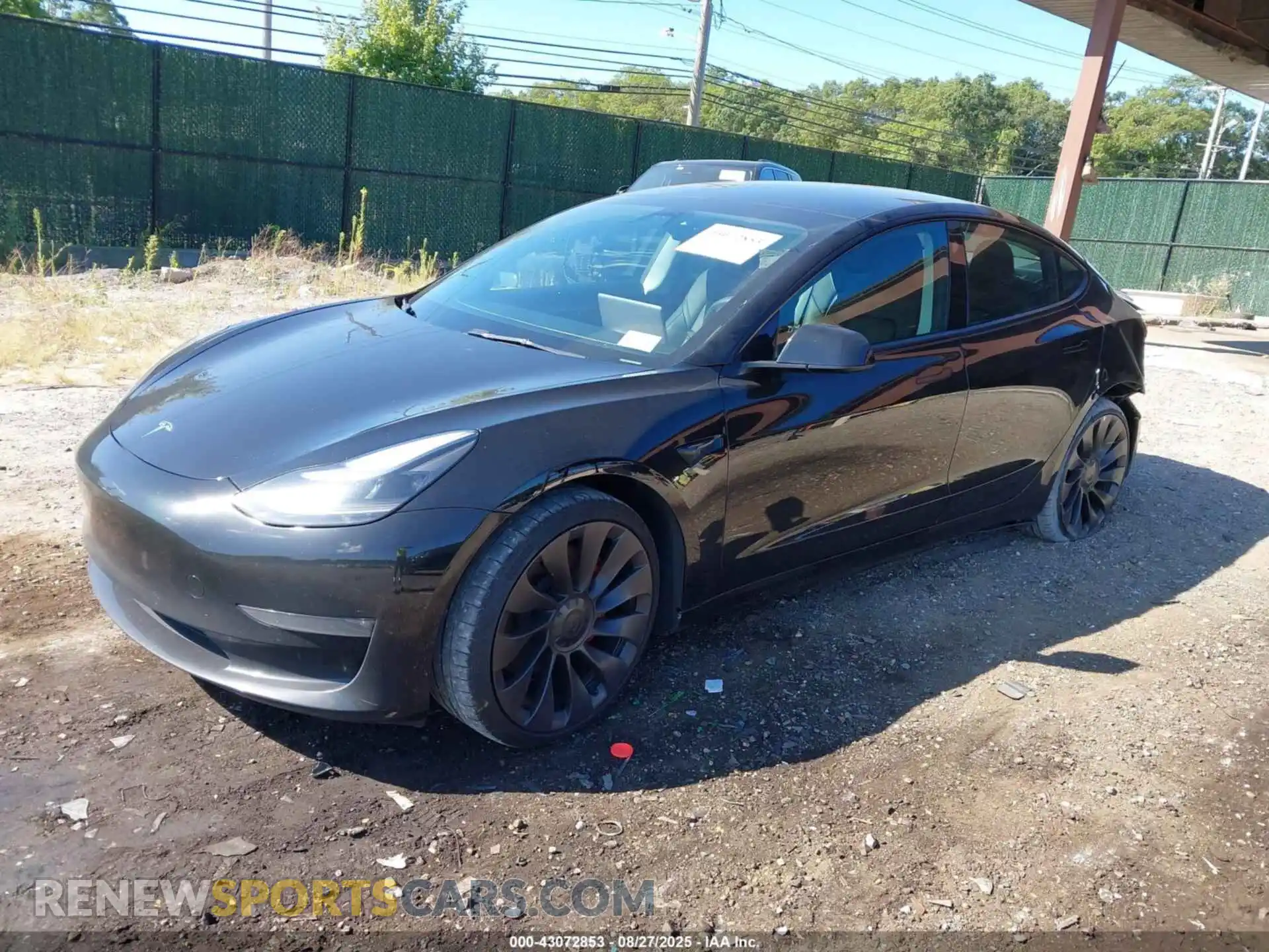 2 Photograph of a damaged car 5YJ3E1EC7MF086180 TESLA MODEL 3 2021