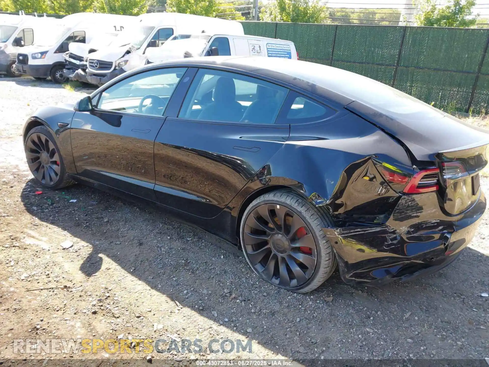 3 Photograph of a damaged car 5YJ3E1EC7MF086180 TESLA MODEL 3 2021