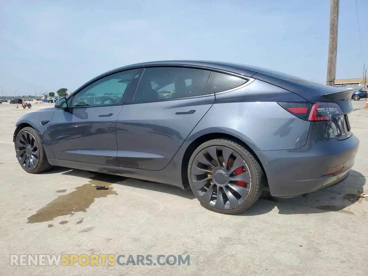 2 Photograph of a damaged car 5YJ3E1EC7MF099365 TESLA MODEL 3 2021