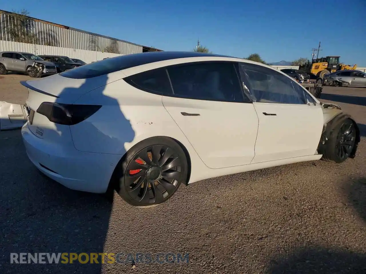 3 Photograph of a damaged car 5YJ3E1EC8MF045234 TESLA MODEL 3 2021