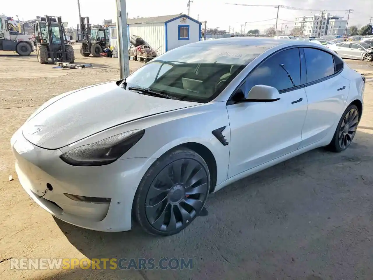 1 fotografías del automóvil dañado 5YJ3E1EC8MF073986 TESLA MODEL 3 2021