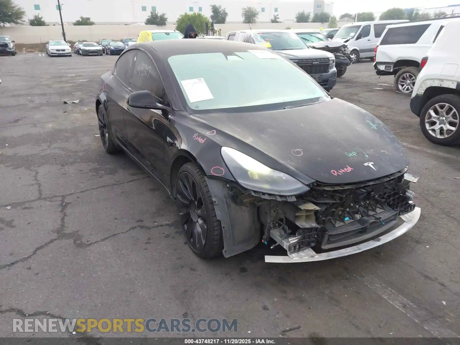 1 fotografías del automóvil dañado 5YJ3E1EC9MF034744 TESLA MODEL 3 2021