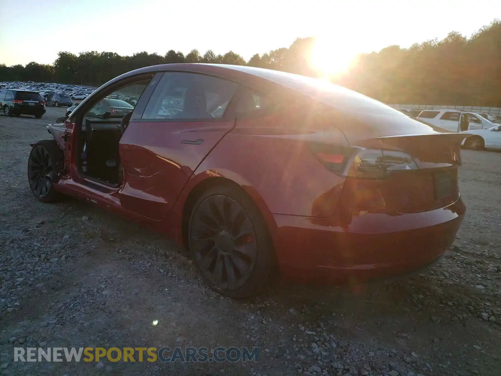 3 Photograph of a damaged car 5YJ3E1EC9MF849896 TESLA MODEL 3 2021