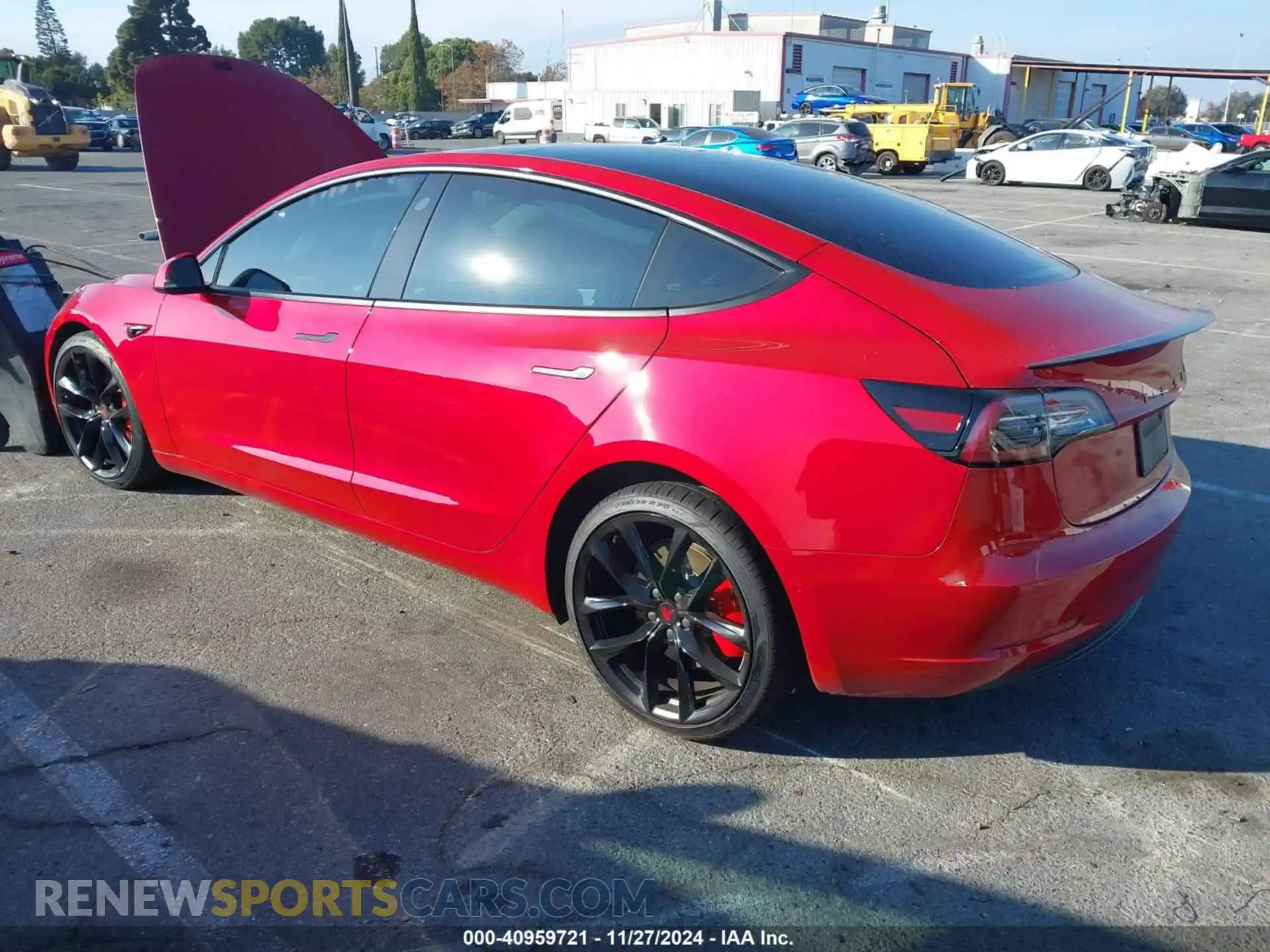 3 Photograph of a damaged car 5YJ3E1EC9MF926301 TESLA MODEL 3 2021