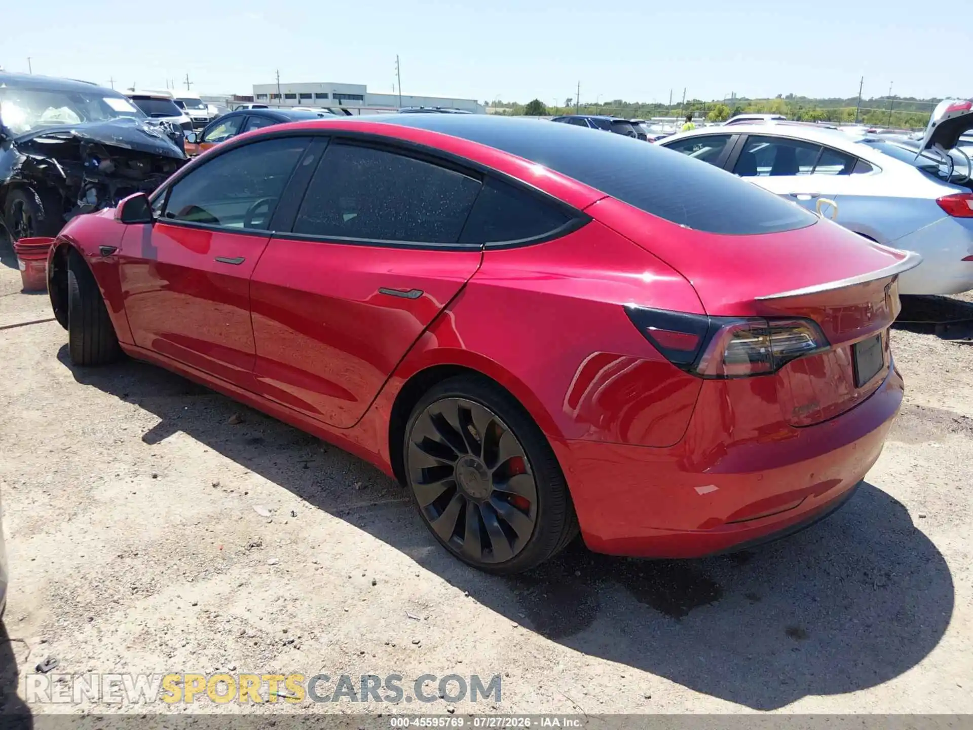 3 Фотография поврежденного автомобиля 5YJ3E1ECXMF082933 TESLA MODEL 3 2021