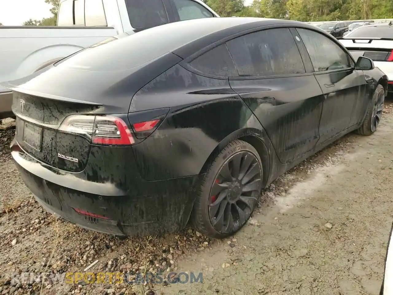 3 Фотография поврежденного автомобиля 5YJ3E1ECXMF926338 TESLA MODEL 3 2021
