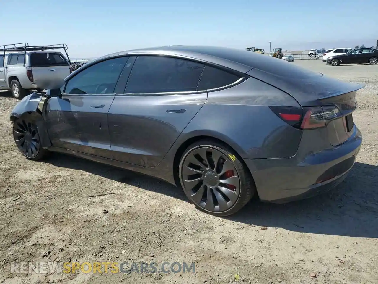 2 Фотография поврежденного автомобиля 5YJ3E1ECXMF997085 TESLA MODEL 3 2021