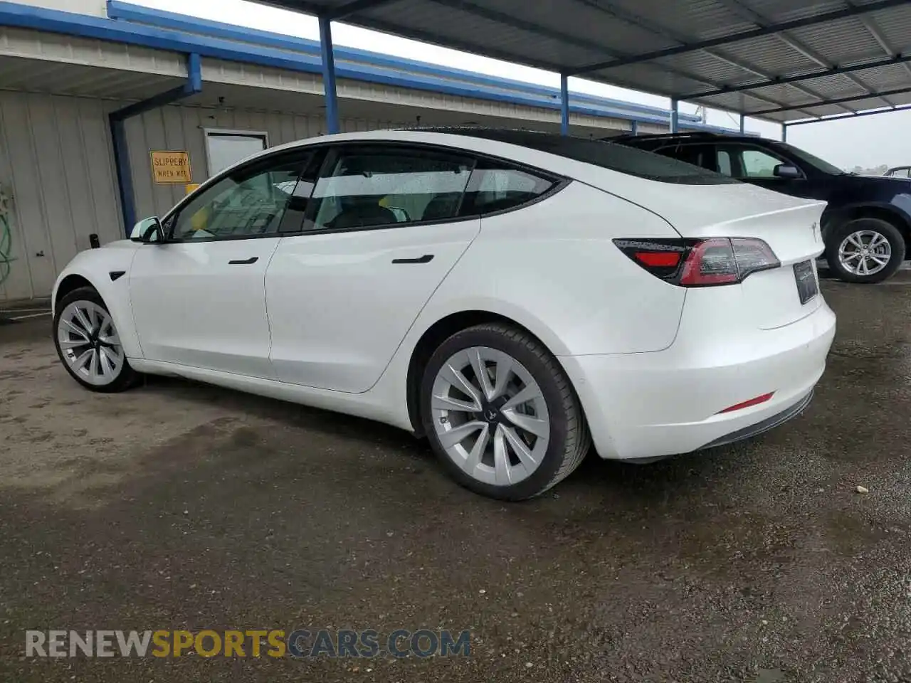 2 Photograph of a damaged car 5YJ3E1EA0NF145537 TESLA MODEL 3 2022