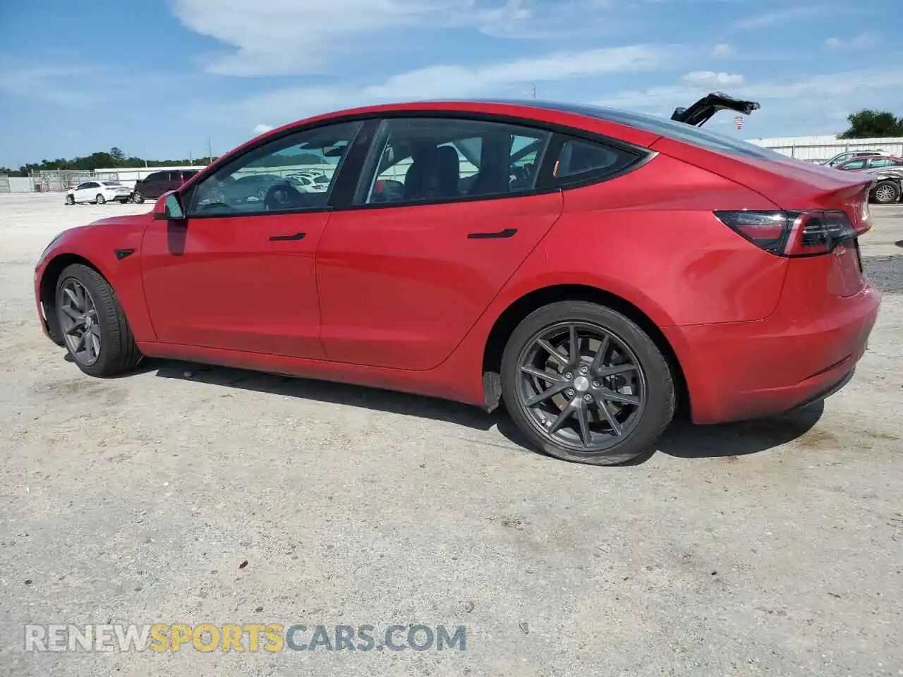 2 Photograph of a damaged car 5YJ3E1EA0NF185259 TESLA MODEL 3 2022