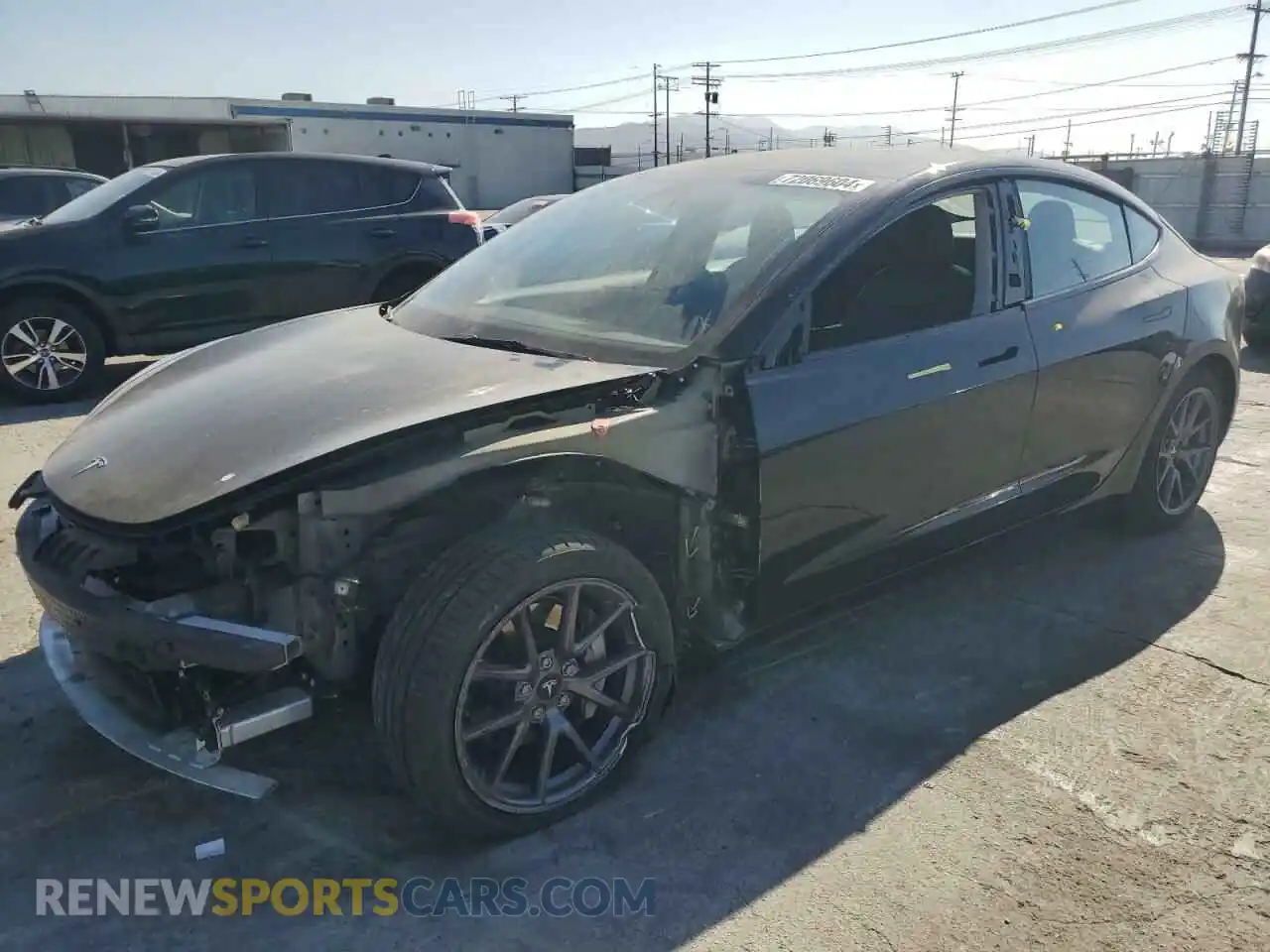 1 Photograph of a damaged car 5YJ3E1EA0NF288049 TESLA MODEL 3 2022