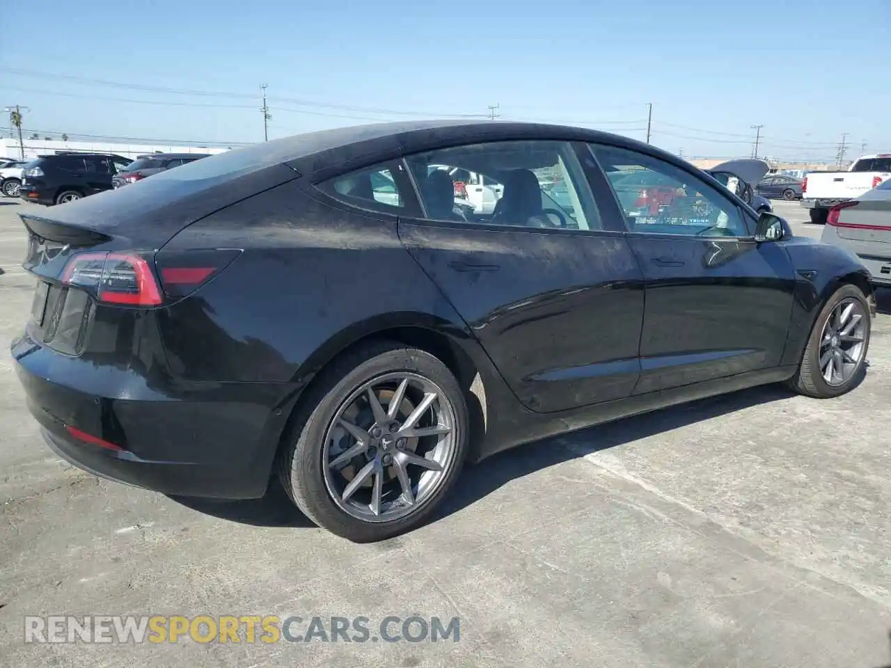 3 Photograph of a damaged car 5YJ3E1EA0NF288049 TESLA MODEL 3 2022