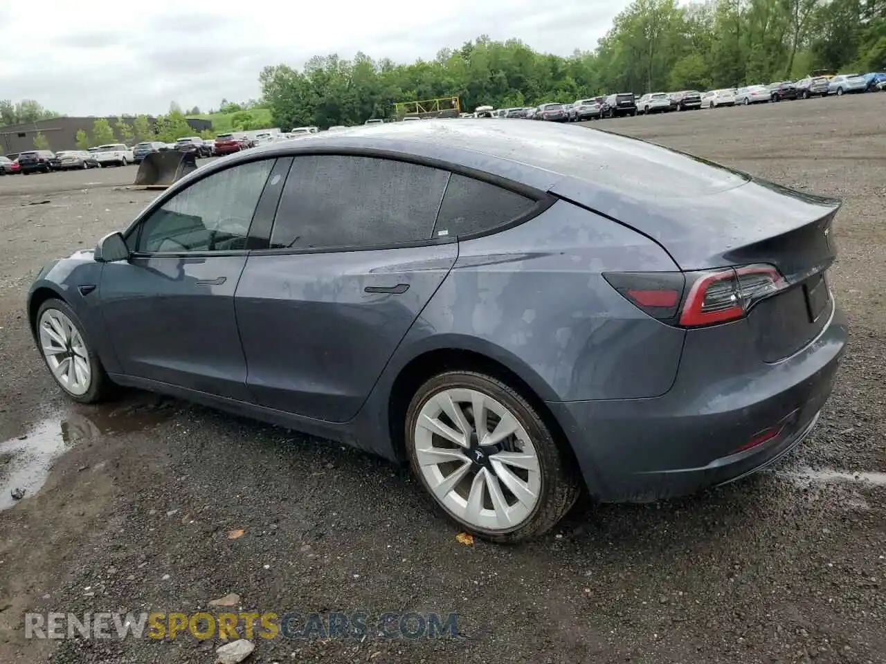 2 Photograph of a damaged car 5YJ3E1EA0NF288309 TESLA MODEL 3 2022